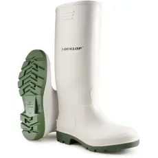 Dunlop Csizma Dunlop pricemastor sav/lúgálló PVC fehér/oliva 42