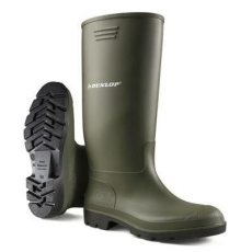 Dunlop Pricemastor védőcsizma, PVC-ből, saválló Dunlop 380VP, zöld 35