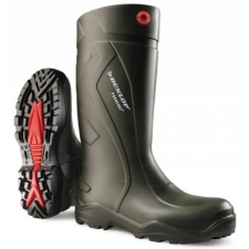 Dunlop Védőcsizma Dunlop Purofort plus prémium PU acél orrmerevítővel oliva 40 munkavédelmi cipő