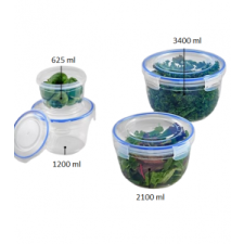  Dünya Plastic Ételtartó 1200 ml mûanyag DÜ340 konyhai eszköz