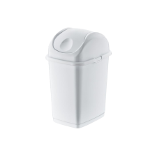 Dünya Slim billenőfedeles szemetes Fehér 18L szemetes