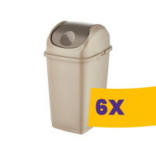 Dünya Slim billenőfedeles szemetes Homok 50L (Karton - 6 db) szemetes