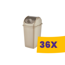 Dünya Slim billenőfedeles szemetes Homok 5L (Karton - 36 db) szemetes