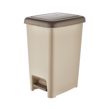 Dünya Slim pedálos szemetes Homok 40L szemetes