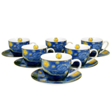 Duo Gift Porcelán csésze - 280ml - Van Gogh: Csillagos éj bögrék, csészék