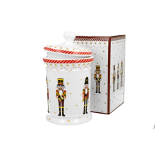 Duo Gift Porcelán keksztároló 11x19cm, 800ml, dobozban, Christmas Nutckracker konyhai eszköz