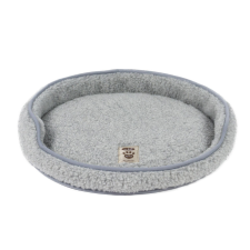  Duo szürke gyapjúágy L Tombler szállítóbox, fekhely kutyáknak