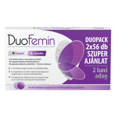 Duofemin étrendkiegészítő tabletta 56+56 112 db vitamin és táplálékkiegészítő