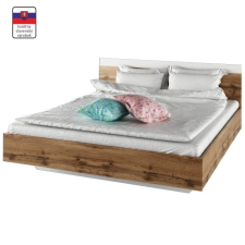  Dupla ágy, 180x200, tölgy wotan/fehér, GABRIELA ágy és ágykellék