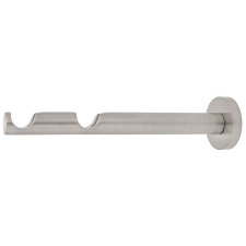  Dupla block tartó-12/18 cm 1 db/cs (19 mm Ø) (Inox) karnis, függönyrúd