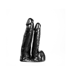  Dupla Dildorama Dildo 18 x 4 cm fekete műpénisz, dildó