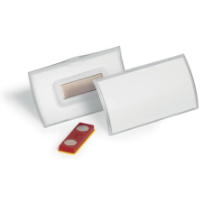 DURABLE 825919 CLICK FOLD Névkitűző mágnessel elfordulásgátlóval 75x40 mm 10 db névkitűző