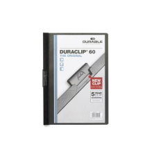 DURABLE Clip-mappa Durable Duraclip A/4 60 lapig fekete mappa