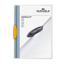 DURABLE Clip-mappa Durable Swingclip A/4 30 lapig sárga gyűrűskönyv