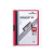 DURABLE Duraclip A4 60lapos piros clip-mappa