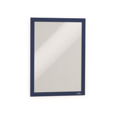 DURABLE Infokeret, A4, öntapadó háttal, DURABLE "DURAFRAME®", sötétkék információs tábla, állvány
