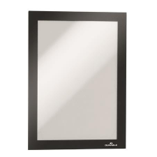 DURABLE Infokeret, A5, mágneses, DURABLE &quot;DURAFRAME MAGNETIC&quot;, fekete információs tábla, állvány