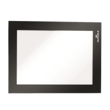 DURABLE Infokeret, A6, mágneses, DURABLE "DURAFRAME MAGNETIC", fekete információs tábla, állvány