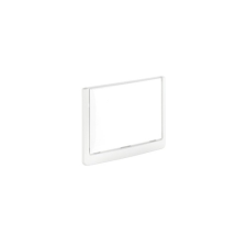 DURABLE Információs tábla 149x105,5mm, Durable fehér információs tábla, állvány