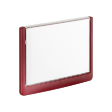 DURABLE Információs tábla 149x105,5mm piros DURABLE információs tábla, állvány