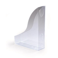 DURABLE Iratpapucs, műanyag, 73 mm, DURABLE, "Basic", áttetsző irattartó