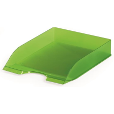DURABLE Irattálca műanyag Basic áttetsző zöld irattálca