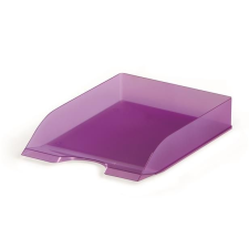 DURABLE Irattálca, műanyag, DURABLE, "Basic", áttetsző lila irattálca