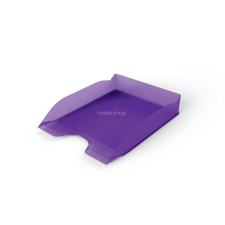 DURABLE Irattálca, műanyag, DURABLE, "Basic", áttetsző lila irattálca