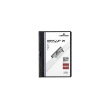 DURABLE Klip mappa 30lap Durable Duraclip®, fekete mappa