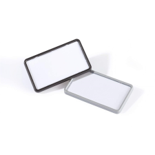 DURABLE Névkitűző 40x75mm, mágnessel, 10 db/csomag, Durable Card fekete névkitűző