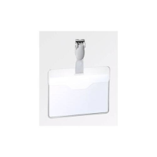 DURABLE Névkitűző Durable Euro 90x60 mm forgatható műanyag csipesszel névkitűző