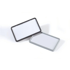DURABLE Névkitűző, mágnessel, 75x40mm, DURABLE, fekete, 25db/cs névkitűző