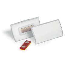 DURABLE Névkitűző, mágnessel, elfordulásgátlóval, 75x40 mm, DURABLE &quot;CLICK FOLD&quot; névkitűző