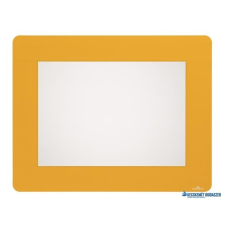 DURABLE Padlójelölő ablak,sárga,  A4, eltávolítható, DURABLE információs címke