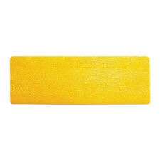 DURABLE Padlójelölő matrica, 50x150 mm, DURABLE &quot;Csík&quot;, sárga információs címke