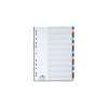 DURABLE Regiszter DURABLE műanyag A/4 20 színes + index fülek