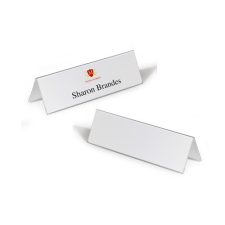 DURABLE Ültetőkártya Durable 105x297 mm asztali áttetsző party kellék