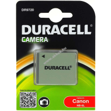 DURACELL akku Canon IXY Digital 110 IS (Prémium termék) digitális fényképező akkumulátor