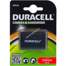 DURACELL akku Canon típus NB-2L (Prémium termék) digitális fényképező akkumulátor