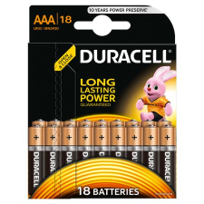 DURACELL Basic DL Alkáli mini Ceruzaelem AAA 18db (MN2400B18) (MN2400B18) ceruzaelem