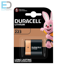 DURACELL DL 223 6V CRP2 elem elem és akkumulátor