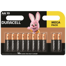 DURACELL Elem, AA ceruza, 10 db, DURACELL "Basic" ceruzaelem