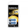 DURACELL hallókészülék elem 675AE 6db/csom.