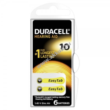 DURACELL hallókészülék elem AE10 6db/csom. gombelem