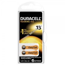 DURACELL hallókészülék elem PR754 6db/csom. gombelem