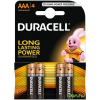 DURACELL Long Lasting Power mikro ceruza elem (AAA) 4db