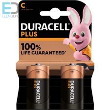 DURACELL Plus MN1400 C Baby LR14 Elem Bl2 elem és akkumulátor
