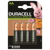 DURACELL Tölthető elem, AA ceruza, 4x2500 mAh, DURACELL (DUAKU003)