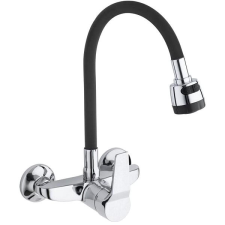 DuraHome EMAS 50486, falra szerelhető, fekete csaptelep