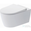 Duravit BENTO STARCK BOX perem nélküli fali WC ülőke nélkül, HygieneFlush öblítéssel, matt fehér 259309ACA0